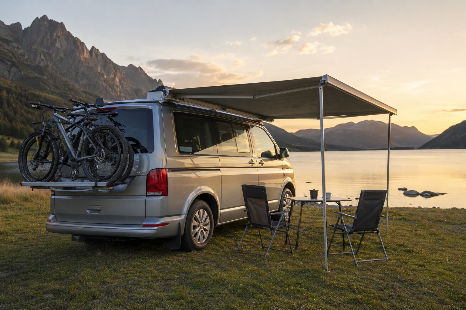 VW T4, T5 a T6 kempování s markýzou